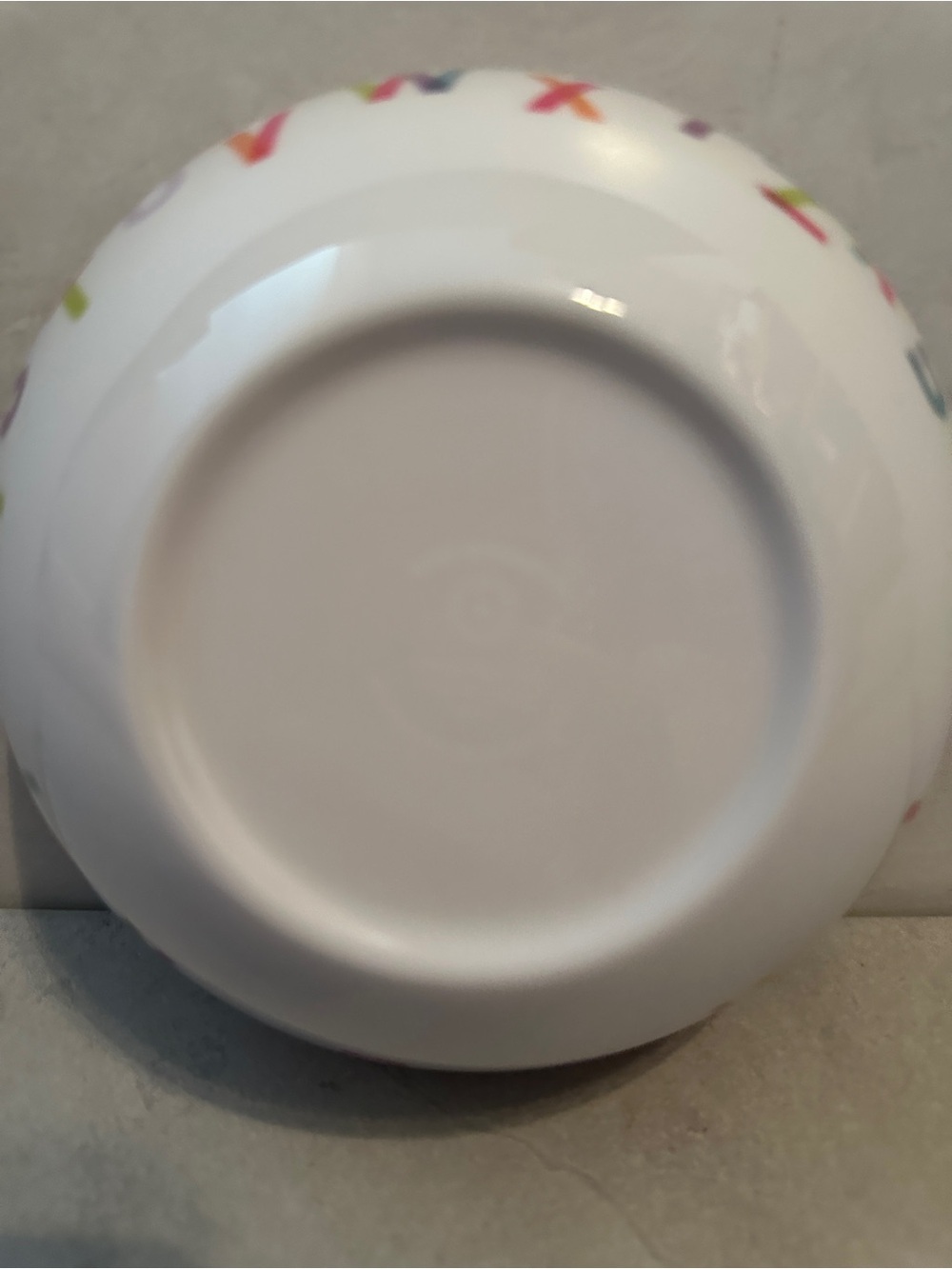 Pottery Barn Kids Melamine Bowl ABCs Theme - Picture 6 of 6